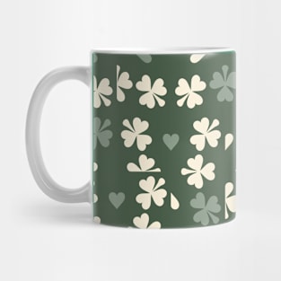 Green Clover Checkers Mug